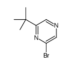 2-bromo-6-tert-butylpyrazine结构式