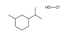 Cyclohexane, 1-methyl-3-(1-methylethyl)-, hydroperoxide Structure