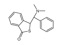 (3R)-3-[(R)-dimethylamino(phenyl)methyl]-3H-2-benzothiophen-1-one结构式