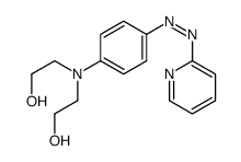 2-[N-(2-hydroxyethyl)-4-(pyridin-2-yldiazenyl)anilino]ethanol Structure