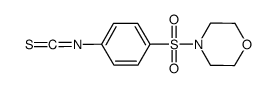 4-(morpholinosulfonyl)phenyl isothiocyanate Structure