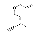 (Z)-5-allyloxy-3-methyl-pent-3-en-1-yne结构式