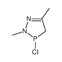 3-chloro-2,5-dimethyl-4H-diazaphosphole Structure