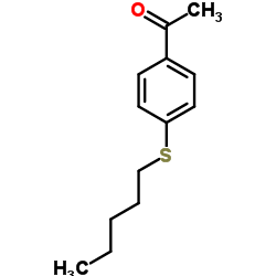 1-[4-(Pentylsulfanyl)phenyl]ethanone Structure