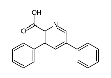 3,5-diphenylpyridine-2-carboxylic acid结构式