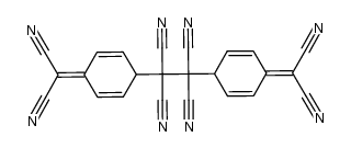 1,2-bis(4-(dicyanomethylene)cyclohexa-2,5-dien-1-yl)ethane-1,1,2,2-tetracarbonitrile Structure
