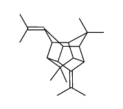 3,10-bis(1-methylethylidene)-6,6,12,12-tetramethylpentacyclo[6.3.1.02,7.04,11.05,9]dodecane结构式