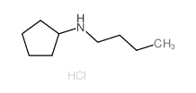 N-BUTYL-N-CYCLOPENTYLAMINE HYDROCHLORIDE结构式