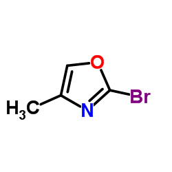 2-Bromo-4-methyl-1,3-oxazole Structure