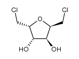 2,5-Anhydro-1,6-dichlor-1,6-didesoxy-L-iditol结构式