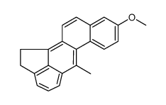 9-methoxy-6-methyl-1,2-dihydrobenzo[j]aceanthrylene结构式