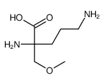 2,5-diamino-2-(methoxymethyl)pentanoic acid结构式