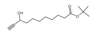 t-butyl 9-hydroxy-10-undecynoate Structure