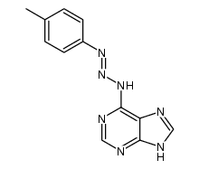 N1-(p-methylphenyl)-N3-purinyltriazene Structure