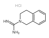 3,4-DIHYDRO-1H-ISOQUINOLINE-2-CARBOXAMIDINE HYDROCHLORIDE结构式