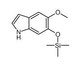 (5-methoxy-1H-indol-6-yl)oxy-trimethylsilane Structure