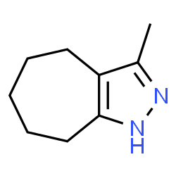 Cycloheptapyrazole,2,4,5,6,7,8-hexahydro-3-methyl-结构式