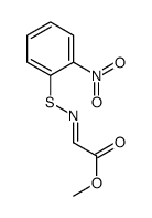 methyl 2-(2-nitrophenyl)sulfanyliminoacetate Structure