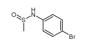 N-(p-bromophenyl)methanesulfinamide结构式