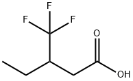 3-(trifluoromethyl)pentanoic acid Structure