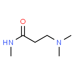 Propanamide, 3-(dimethylamino)-N-methyl- (9CI) structure