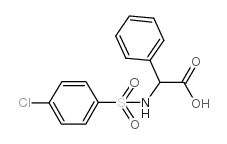 2-(4-CHLOROPHENYLSULFONAMIDO)-2-PHENYLACETIC ACID picture