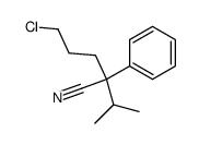 α-(3-chloropropyl)-α-isopropyl-α-phenylacetonitrile结构式