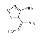 4-amino-N-hydroxyfurazan-3-carboxamidine结构式