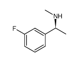 (S)-1-(3-氟苯基)-N-甲基乙胺结构式
