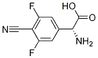 (R)-2-aMino-2-(4-cyano-3,5-difluorophenyl)acetic acid结构式