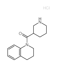 3,4-Dihydro-1(2H)-quinolinyl(3-piperidinyl)-methanone hydrochloride Structure