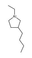 ethyl-(β-butyl)alumocyclopentane结构式