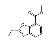 methyl 2-ethyl-1,3-benzoxazole-7-carboxylate结构式