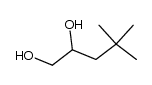 1,2-dihidroxy-4,4-dimethylpentane Structure