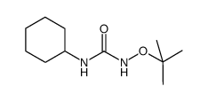 1-(tert-butoxy)-3-cyclohexylurea结构式
