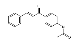 acetic acid-(4-cinnamoyl-anilide)结构式