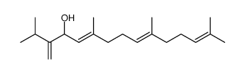 2,6,10,14-Tetramethyl-3-methylenepentadeca-5(E),9(E),13-trien-4-ol Structure