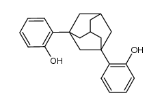 1,3-bis(2-hydroxyphenyl)adamantane Structure