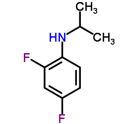 2,4-Difluoro-N-isopropylaniline Structure
