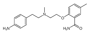 2-(2-{[2-(4-Amino-phenyl)-ethyl]-methyl-amino}-ethoxy)-5-methyl-benzamide Structure