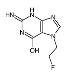 7-(2'-fluoroethyl)guanine Structure