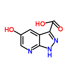 5-Hydroxy-1H-pyrazolo[3,4-b]pyridine-3-carboxylic acid Structure