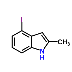 4-Iodo-2-methyl-1H-indole Structure