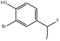 2-Bromo-4-(difluoromethyl)phenol structure