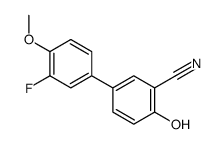 5-(3-fluoro-4-methoxyphenyl)-2-hydroxybenzonitrile Structure