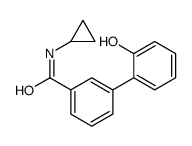 N-cyclopropyl-3-(2-hydroxyphenyl)benzamide结构式