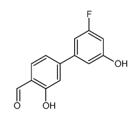 4-(3-fluoro-5-hydroxyphenyl)-2-hydroxybenzaldehyde结构式