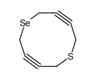 1-thia-6-selenacyclodeca-3,8-diyne Structure