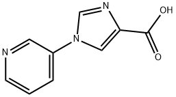 1-Pyridin-3-yl-1H-imidazole-4-carboxylic acid structure