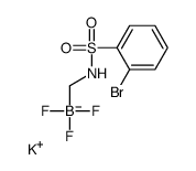 Potassium (2-bromophenylsulfonamido)methyltrifluoroborate Structure